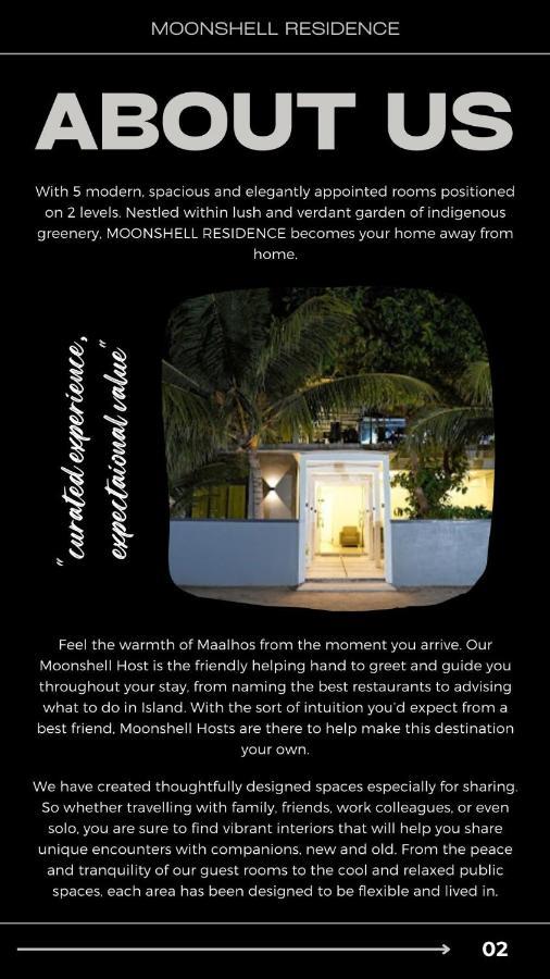 Moonshell Residence Maalhos  ภายนอก รูปภาพ